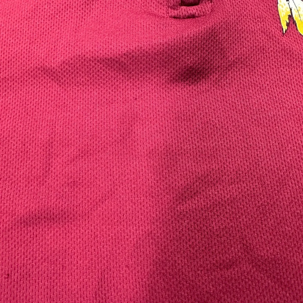 Washington Redskins Quarter Zip Pullover Mens Medium Burgundy NFL Team Apparel